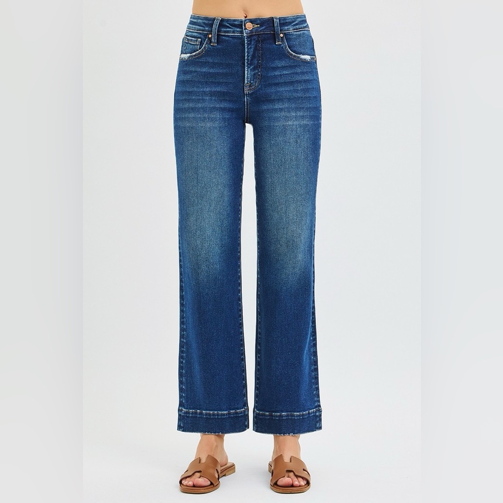 Classic Blue Risen Tummy Control Women's Jeans